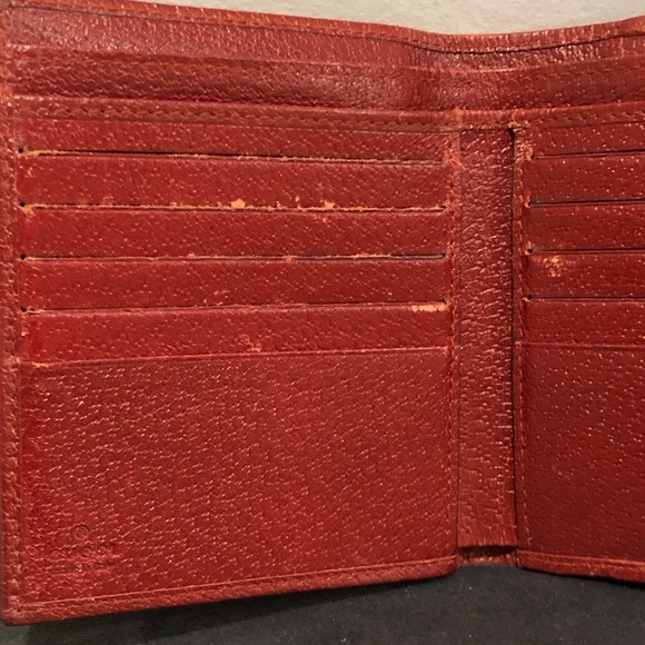 Authentic Gucci vintage canvas bifold wallet - Picture 8 of 13
